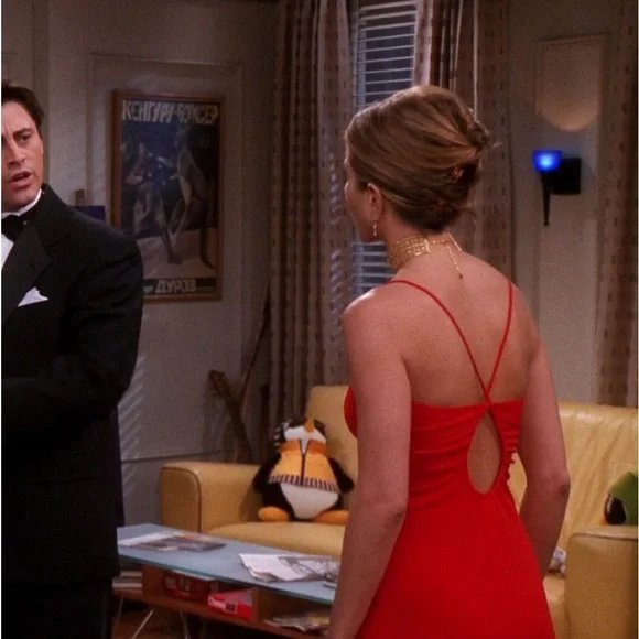 Vintage Alternate Color Keyhole Formal Dress ASO Rachel Green on Friends - Picture 11 of 13